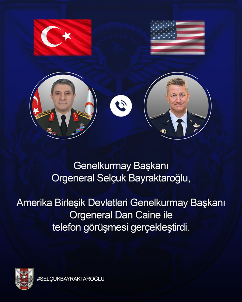 Genelkurmay Başkanı Orgeneral Bayraktaroğlu, ABD, Suudi ve Katar mevkidaşlarıyla görüştü