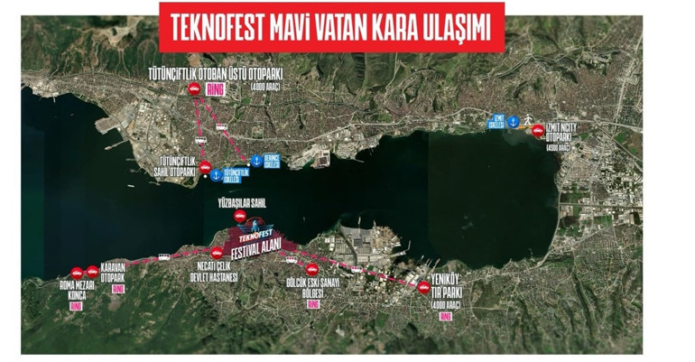 TEKNOFEST Mavi Vatan 2026 için ulaşım planı belli oldu