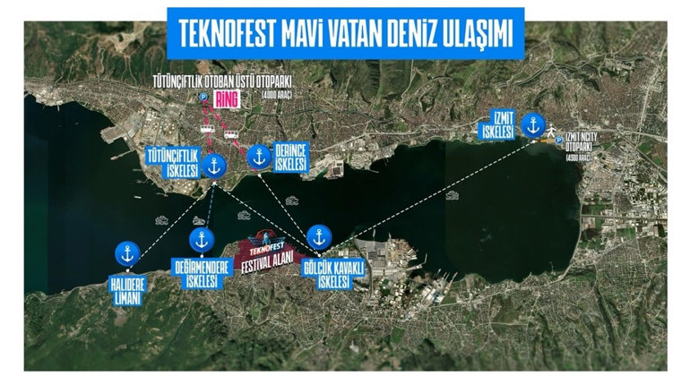 TEKNOFEST Mavi Vatan 2026 için ulaşım planı belli oldu