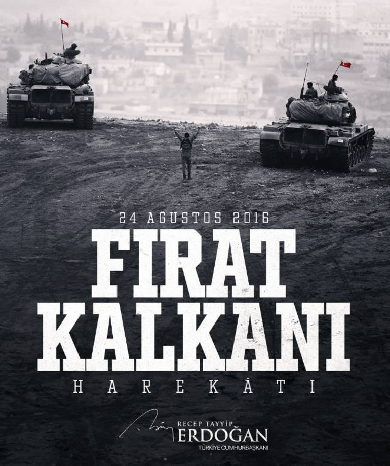 Cumhurbaşkanı Erdoğandan Fırat Kalkanı Harekatı mesajı