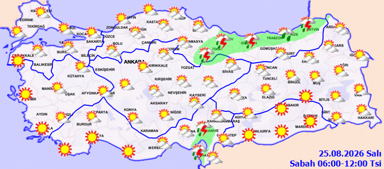 Kuvvetli rüzgara dikkat