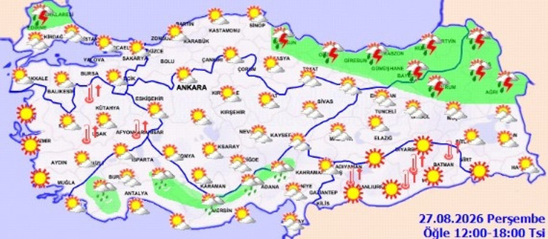 Kuvvetli poyraz ve sağanak etkili olacak