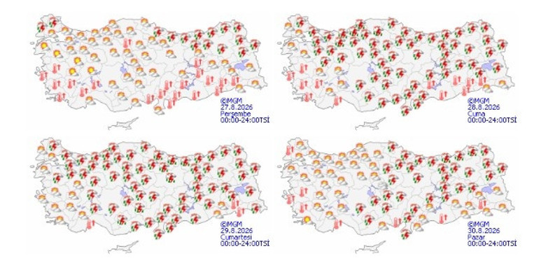 Kuvvetli poyraz ve sağanak etkili olacak