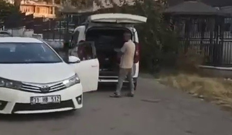 Hatayda işçi yeleği giyip şantiyeden kablo çalan hırsız suçüstü yakalandı