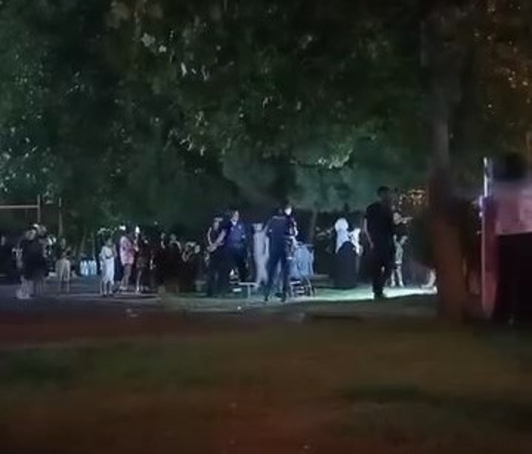 Bebeğiyle parka çıkan anne pusetin altında tabanca buldu