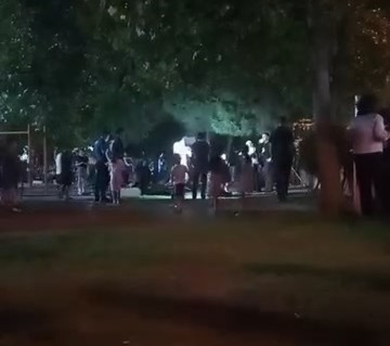 Bebeğiyle parka çıkan anne pusetin altında tabanca buldu