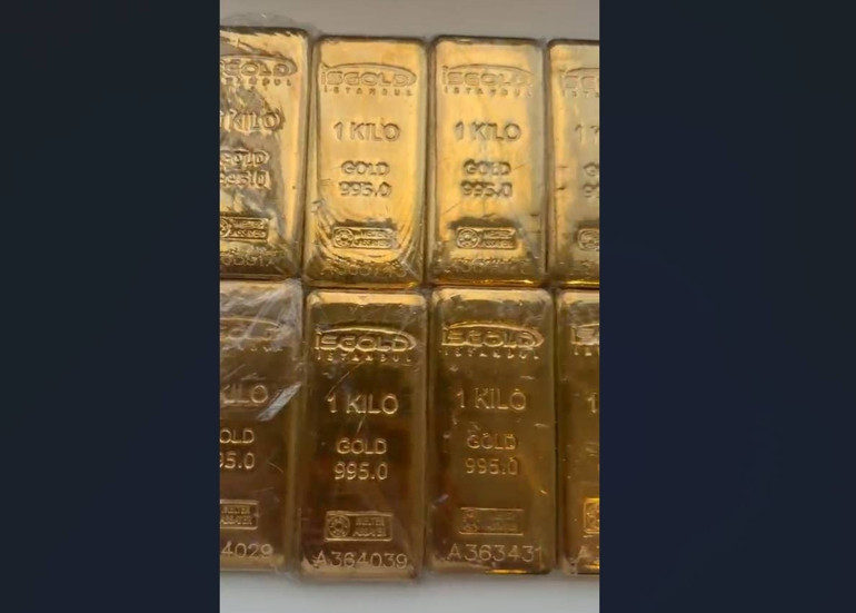  2 şirketin 25 kg altınına el konuldu