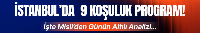 İstanbulda 9 koşuluk program İşte Misliden günün altılı analizi...