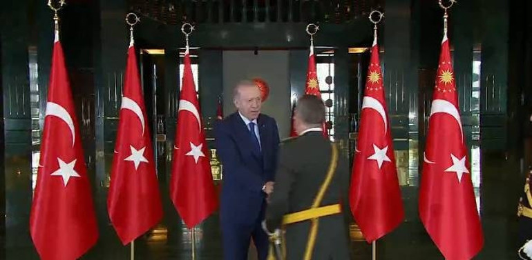 Cumhurbaşkanı Erdoğan, 30 Ağustos tebriklerini kabul etti