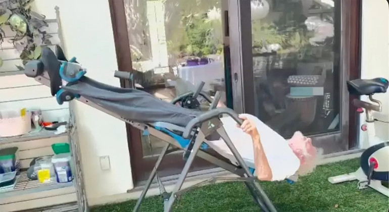Egzersizden vazgeçmiyor