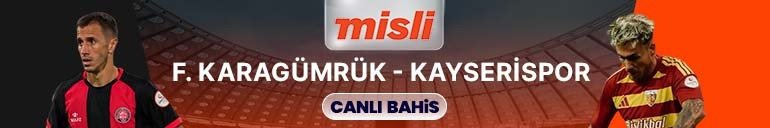 Fatih Karagümrük, Kayserisporu ağırlıyor Maçın heyecanı canlı sohbet ile Mislide