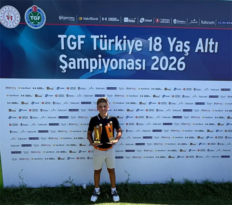 Türkiye 18 Yaş Altı Golf Şampiyonası’nda Kaan Albayrak iki birincilik elde etti