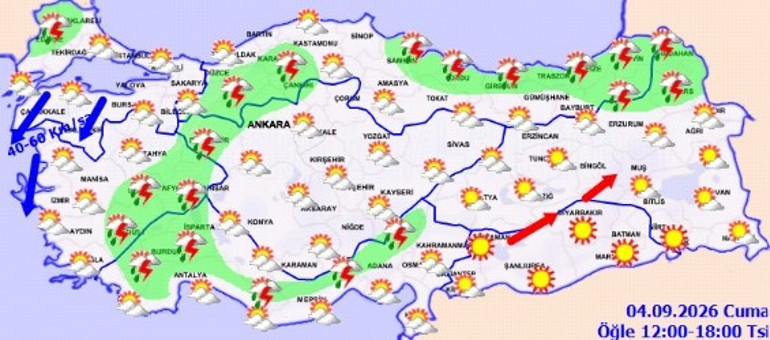 Bu bölgelerde yağış var