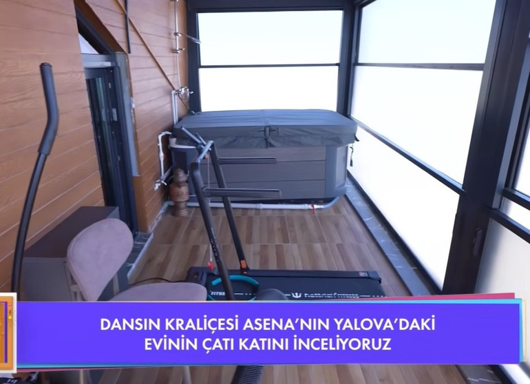 Asena’nın çiftlik evi... Bahçesinde sebze meyvesini kendi yetiştiriyor