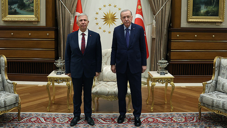 Cumhurbaşkanı Erdoğan Mansur Yavaşı kabul etti... Yavaştan ilk açıklama