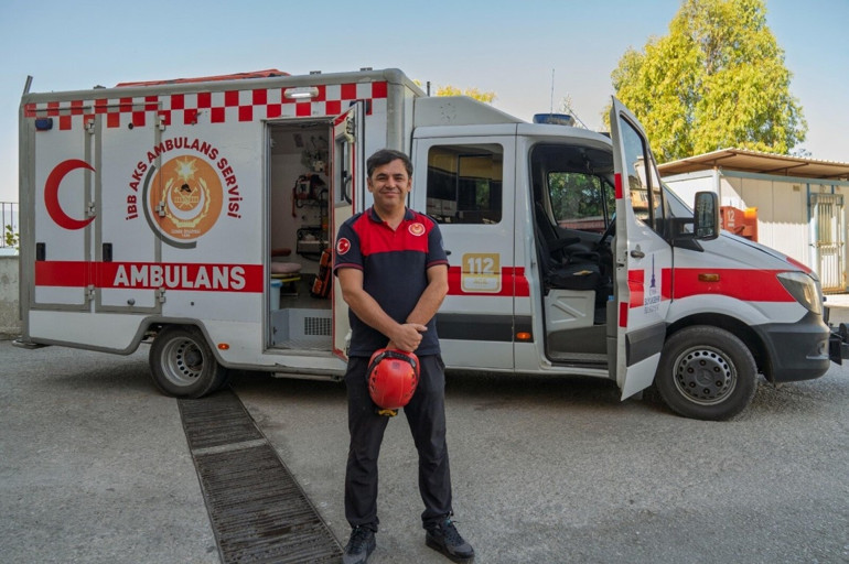 Genç kadının doğumunu itfaiye personeli gerçekleştirdi