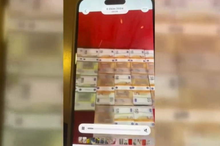 Yeni görüntüler ortaya çıktı Vanlı Kara Haydar balya balya döviz desteleriyle
