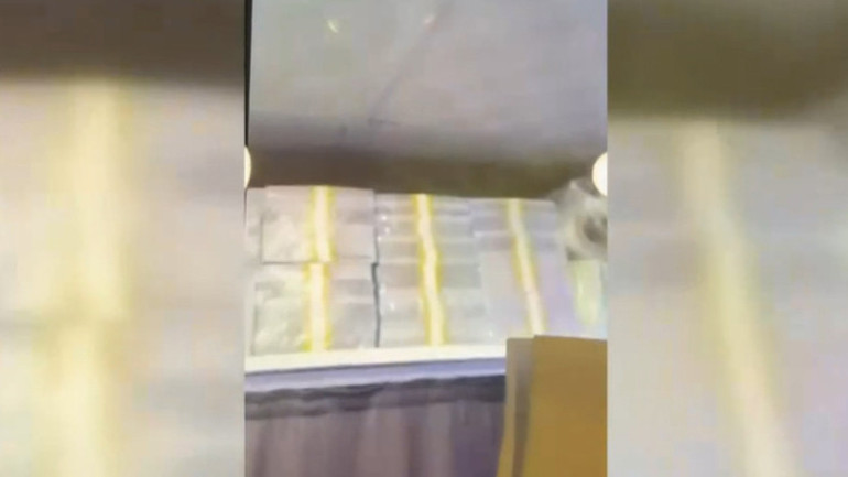 Yeni görüntüler ortaya çıktı Vanlı Kara Haydar balya balya döviz desteleriyle