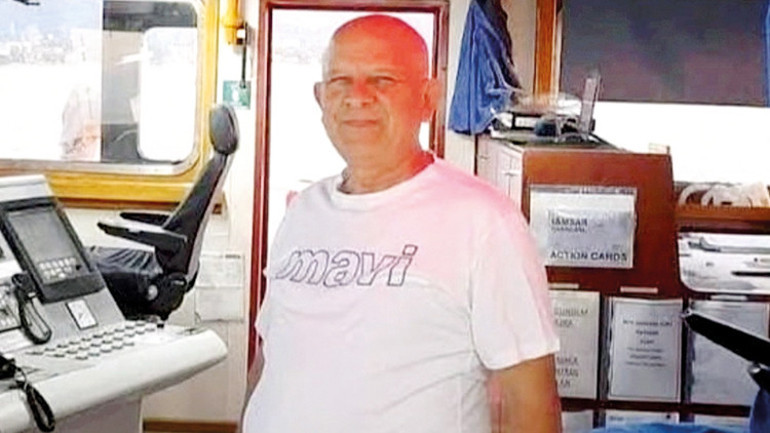Kaptanın cansız bedenine ulaşıldı