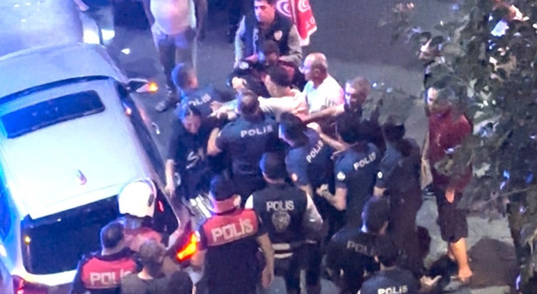 Sokak ortasında taciz iddiası ve kavga: Polis havadan takip edip yakaladı