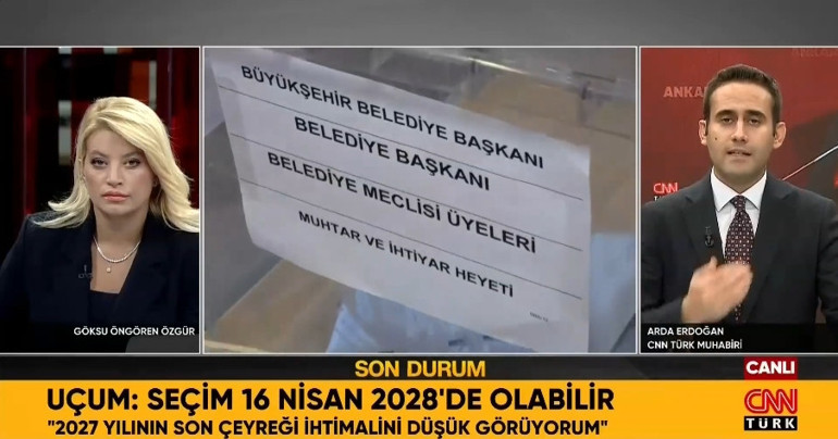Cumhurbaşkanı Başdanışmanı Mehmet Uçum'dan seçim tarihi açıklaması: 16 Nisan 2028'de olabilir