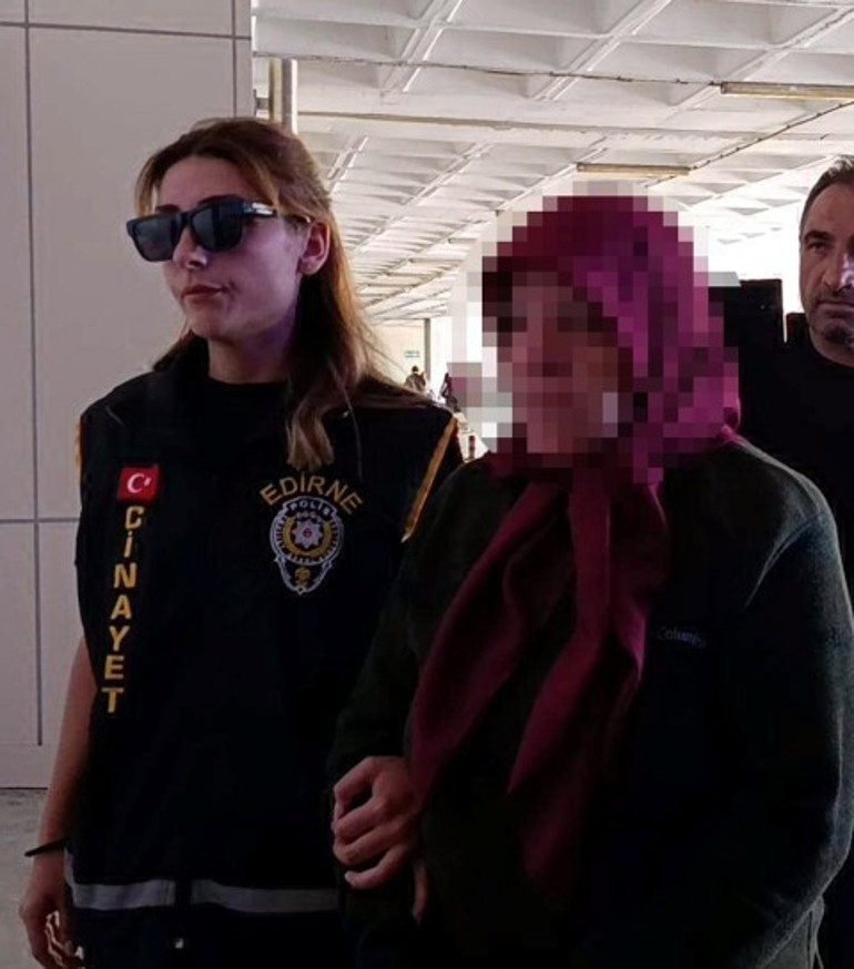 Telefonunu kapatınca polis peşine düştü: 66 yaşındaki kadın Yunanistan sınırında yakalandı