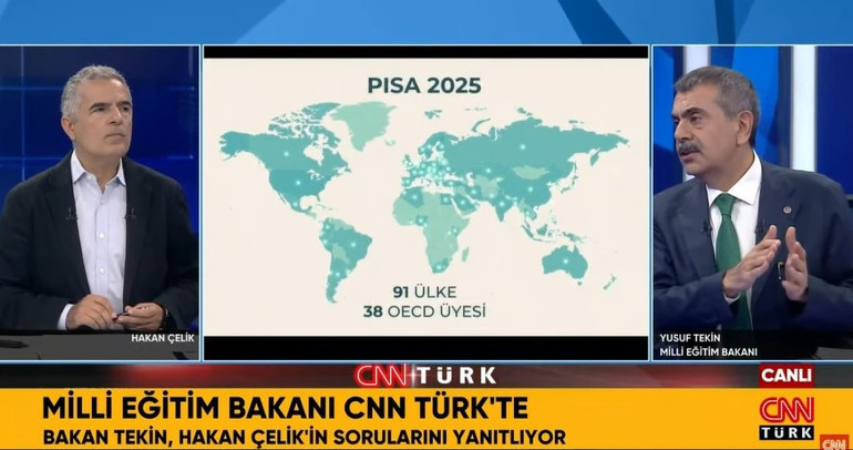 Milli Eğitim Bakanı Yusuf Tekin CNN Türkte: Okul kaydında önlem aldık