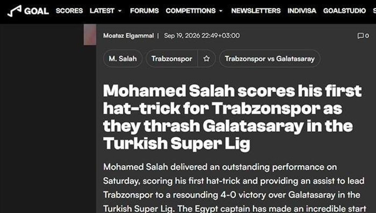 Trabzonsporun 4-0lık Galatasaray galibiyeti dünya basınında: Tarih yazdı, rekor kırdı