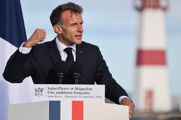 Trump ile Macrondan dünyayı şaşırtan poz