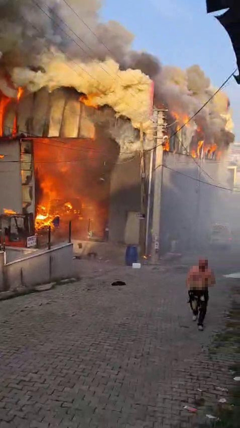 Dilovasındaki fabrika yangını davasında keşif gerginliği: Taraflar birbirine girdi