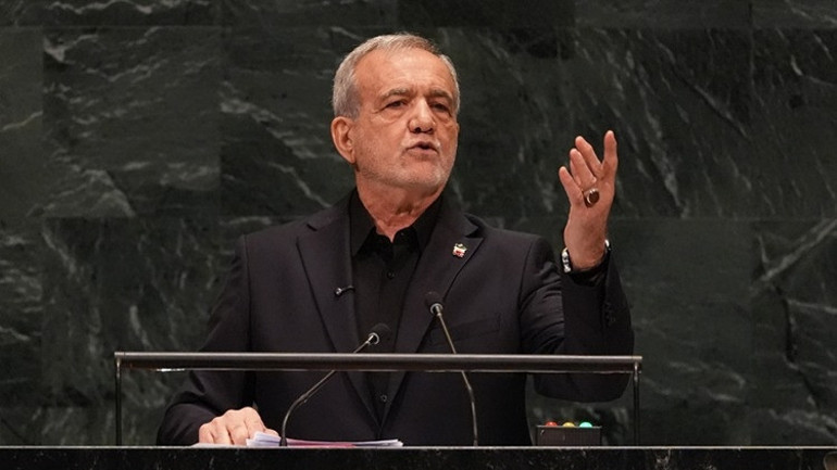 İran lideri Pezeşkiyan New Yorkta rest çekti: Soykırımı işliyorlar bize terörist diyorlar
