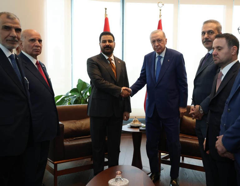 Cumhurbaşkanı Erdoğandan New Yorkta diplomasi trafiği... Türkiye-Irak arasında önemli anlaşma