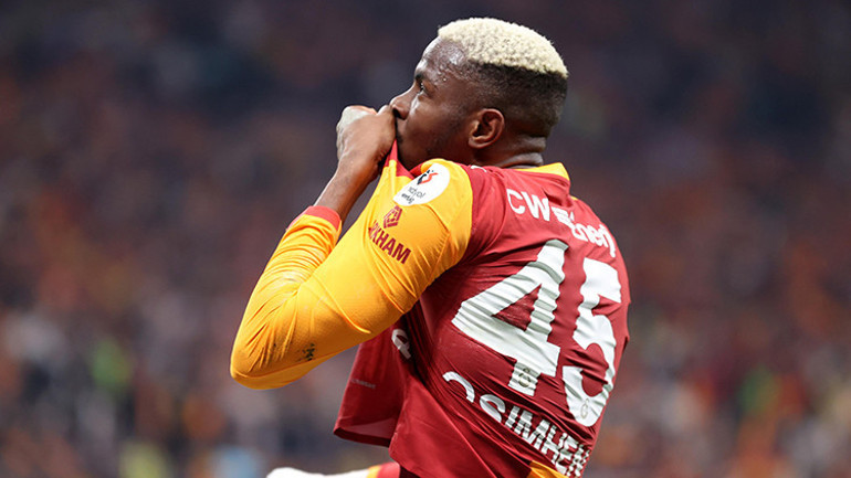 Galatasaraya Victor Osimhen müjdesi Hazırım mesajını verdi