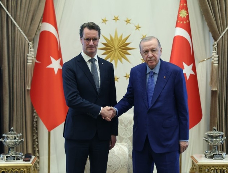 Cumhurbaşkanı Erdoğan, Hendrik Wüstü kabul etti