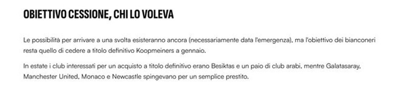 Beşiktaş ve Galatasaray’a müjde ‘Ocakta satılık’
