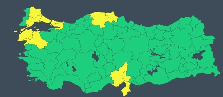 AKOM ve Meteoroloji saat verdi: İstanbul dahil 11 ilde fırtına ve kuvvetli sağanak alarmı