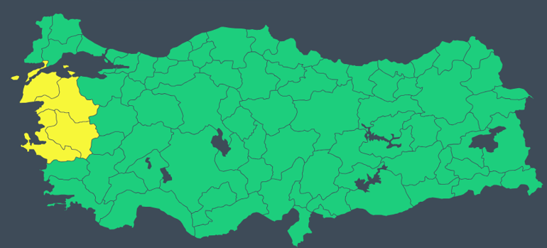 Hafta sonu plan yapanlar dikkat Meteorolojiden kuvvetli yağış ve fırtına uyarısı... 4 il için sarı kod