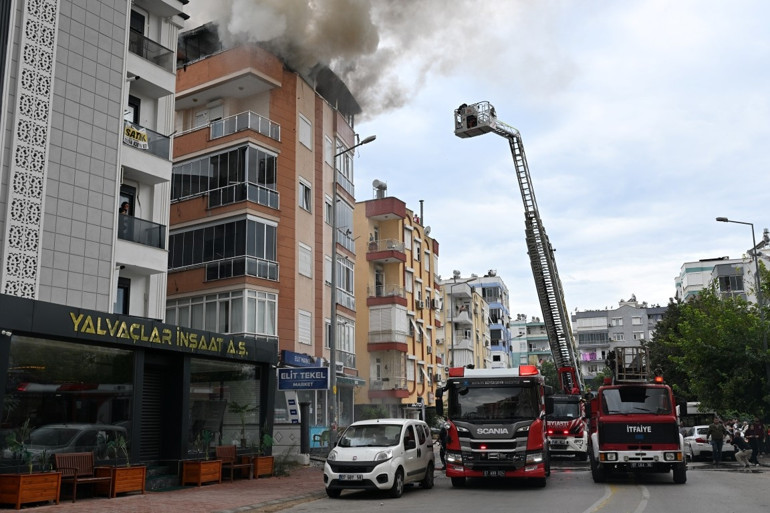 Yürekleri ağza getiren yangın Kiracı hakkında şoke eden şüphe: Polis merkezine götürüldü