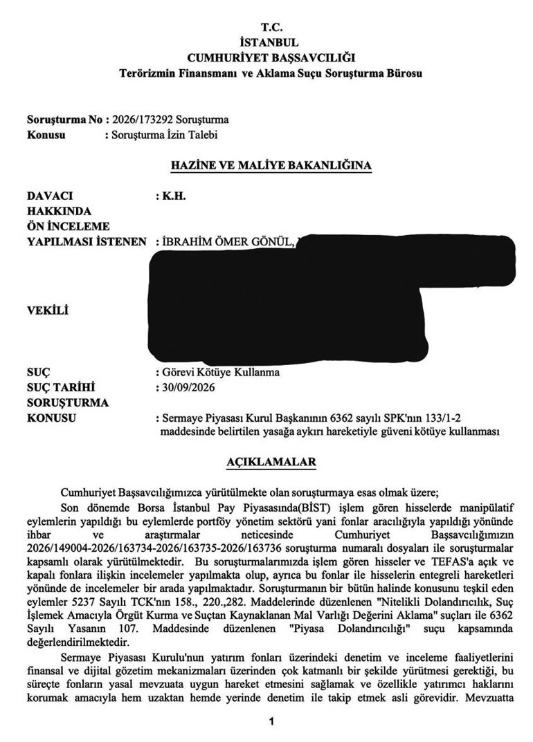 Başsavcılık’tan SPK eski Başkanı hakkında soruşturma izni: Bu da savcının size “teveccühü” şakacı İbrahim Bey