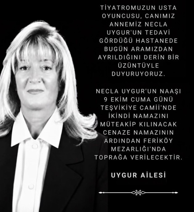 Necla Uygur hayatını kaybetti Yıllar önceki “Sıra bende” sözleri yeniden gündemde