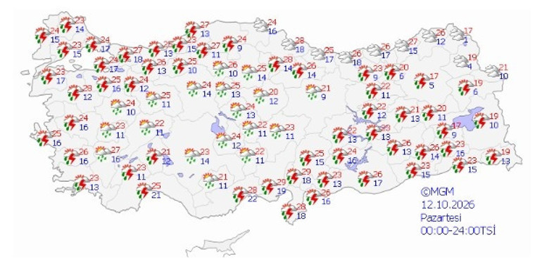 Sağanak yağış geri geliyor: Hava bir anda değişecek | Meteoroloji tarih verdi: İstanbul dahil yurdun tamamında etkili olacak