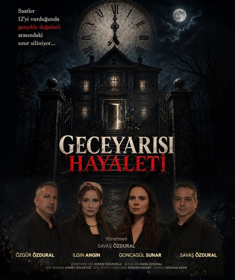 Korku ve gerilim dolu Geceyarısı Hayaleti oyunu ikinci sezonuyla sahnede