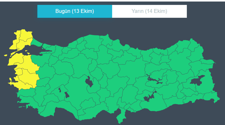 Meteoroloji ve AKOM saat verdi İstanbul dahil çok sayıda il için sağanak ve fırtına uyarısı