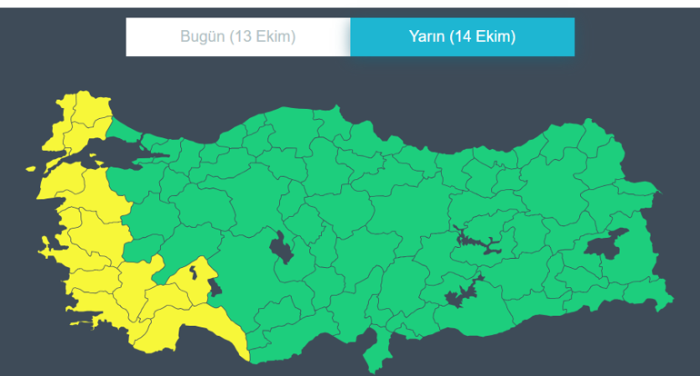 Meteoroloji ve AKOM saat verdi İstanbul dahil çok sayıda il için sağanak ve fırtına uyarısı