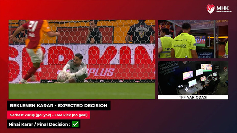 Anthony Taylor tartışmalı pozisyonları tek tek değerlendirdi