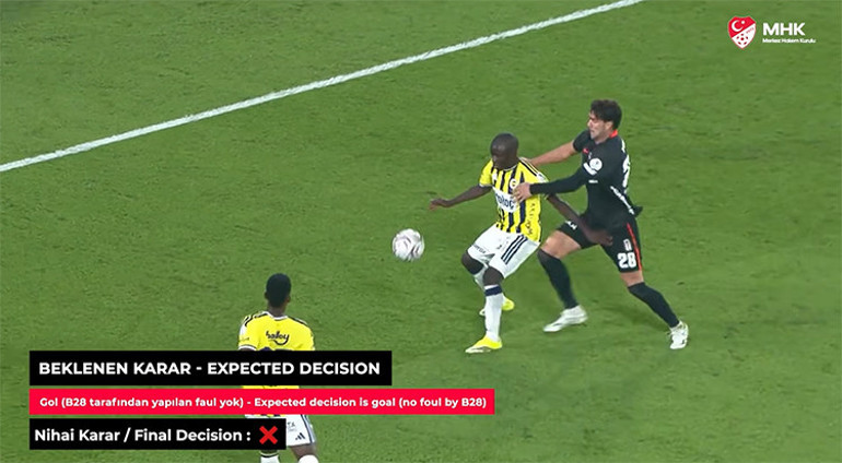 Anthony Taylor tartışmalı pozisyonları tek tek değerlendirdi