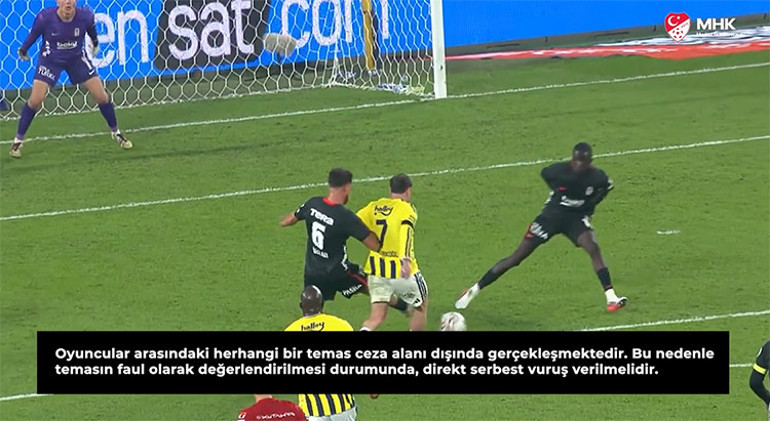 Anthony Taylor tartışmalı pozisyonları tek tek değerlendirdi