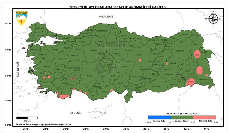 Meteoroloji Sıcaklık Analiz Raporunu yayımladı: 56 yılın en sıcak 13. eylül ayı yaşandı
