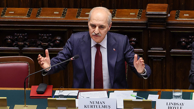 TBMM Başkanı Kurtulmuştan Rum Yönetiminin asılsız iddialarına sert tepki