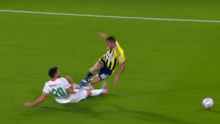 Fenerbahçenin Alanyaspor maçında verilmeyen golü doğru mu Fena bir hata